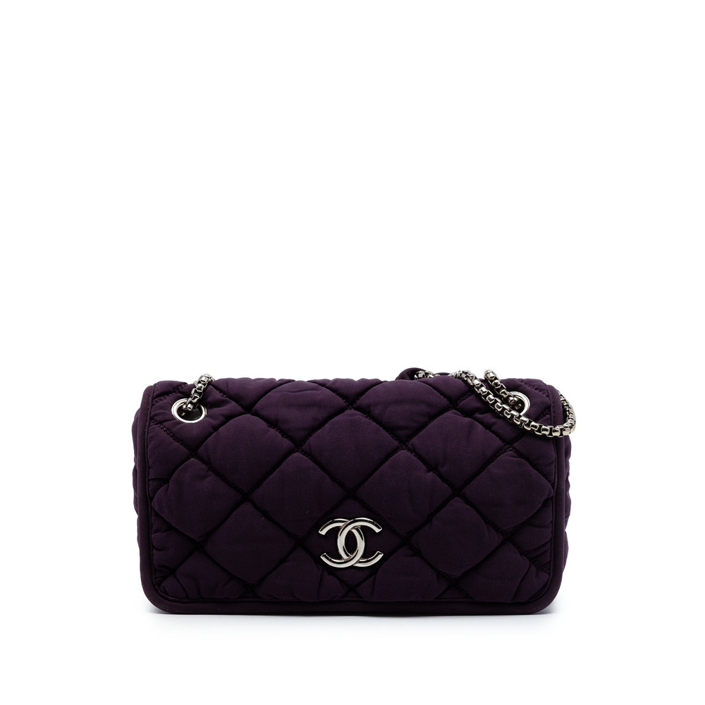 Pre-Loved Chanel Small Quilted Nylon Bubble Flap